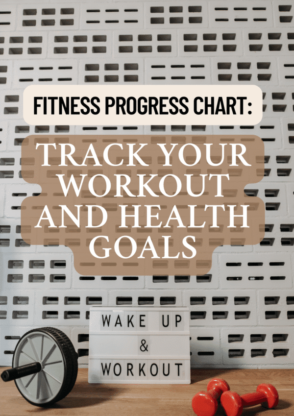Fitness Progress Chart Planner Cover